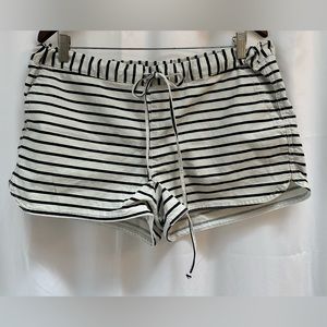 J. By J. Crew Striped Loose Fit Cinch Waist Shorts